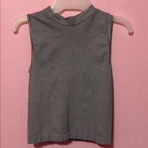 striped tank crop top